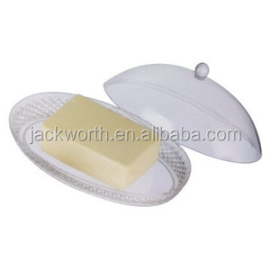 Plato de Queso Acrílico Transparente con Tapa para Mantequilla - Product Image 3