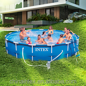 Intex 54940 15FT x 42IN piscina sobre tierra y marco de metal set piscina - Product Image 2