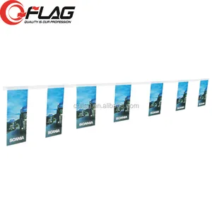 Customized Waterproof Advertising FlagLine Christmas Create Custom Flag Bunting National Flaglines