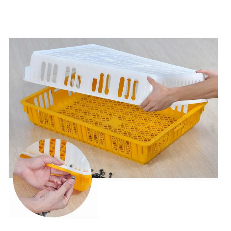 Agricultural plastic crates for chicken transportation ,live chicken transport crate basket /cage