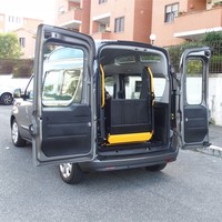 Elevador de silla de ruedas hidráulico eléctrico al aire libre Van silla de ruedas de coche Mesa de elevación vertical para discapacitados ancianos discapacitados 600lbs