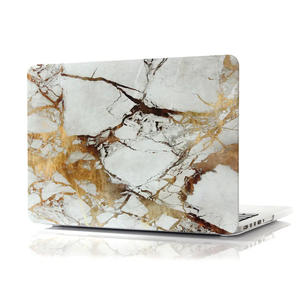Full Body Protection Printing mac Laptop Marble Case Cover for Macbook air 13 /pro 15"