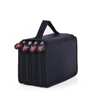 72-slot bút chì trường hợp 4 lớp 4 dây kéo bút túi nhiều lớp bút chì lưu trữ trường hợp - Product Image 6