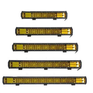 Barra de luz led para carro, 25 ''28'' 31 ''34'' 36 ''40'' 3 linhas, offroad 4x4 4wd, caminhão, luz de led