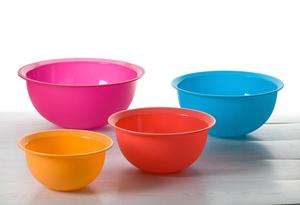 3合1混合碗塑料碗，带一个漏勺 - Product Image 2