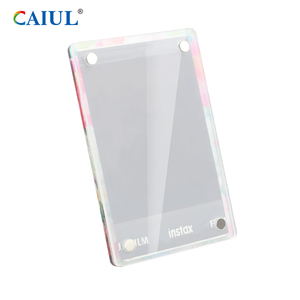 Ingrosso <span class=keywords><strong>3</strong></span> pollici Instax porta foto istantanea acrilico metallo metallo ferro magnete cornici per foto per lo stoccaggio - Product Image 6