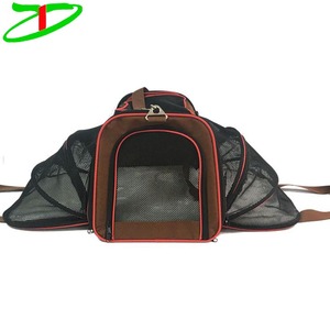 Perro llevar lona <span class=keywords><strong>casa</strong></span> viaje plegable suave cara Pet extensible aerolínea aprobado - Product Image 5