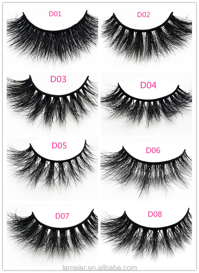 6D 100% Réel Vison Faux 6D 100% Réel Vison cils et cils emballage
