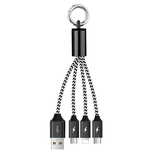 Usine <span class=keywords><strong>En</strong></span> Gros <span class=keywords><strong>multi</strong></span> <span class=keywords><strong>3</strong></span> <span class=keywords><strong>en</strong></span> <span class=keywords><strong>1</strong></span> <span class=keywords><strong>en</strong></span> alliage de nylon de chargement micro <span class=keywords><strong>usb</strong></span> <span class=keywords><strong>câble</strong></span> - Product Image 4