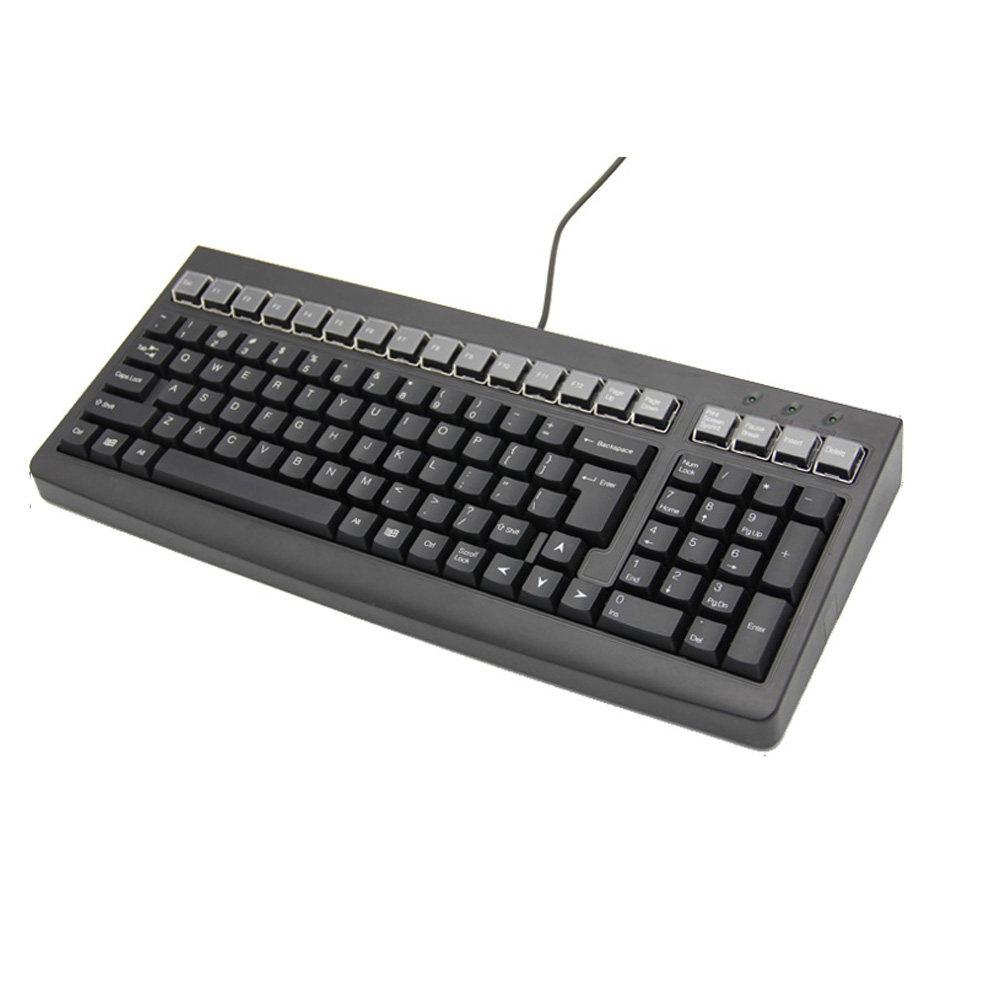 Новый KB101 ключей регулярные pos клавиатура со встроенным устройство считывания магнитных карт