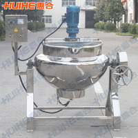 Top kwaliteit voedsel mixer verwarmde/stoommantel waterkoker/industriële kookpotten met mixer