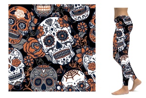 Commercio all'ingrosso ghette delle donne più di formato personalizzato allenamento burro morbido delle donne a vita alta di sublimazione <span class=keywords><strong>leggings</strong></span> per le donne - Product Image 6