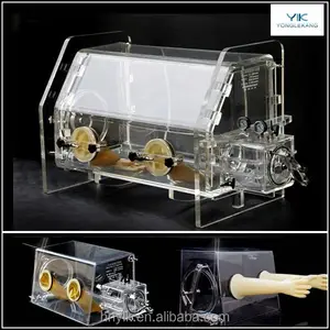 Glove Box Laboratory Clear Acrylic Material Inert Gas Operation Glove Box