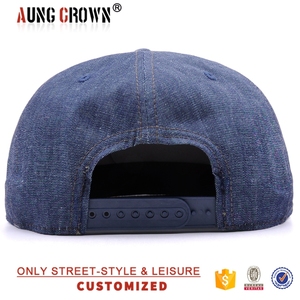Denim snap back/fabric Jean snapback hats/denim snapback hat - Product Image 4