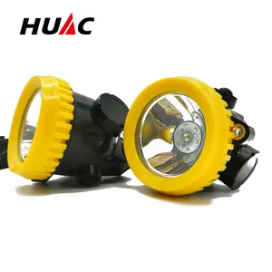 Huachuang NEW Wireless LED Mining Light Head Lamp for Miners Camping Hunting,led rechargeable headlamp