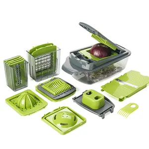 Multi Cozinha Manual de Alimentos Cortador de Cebola Helicóptero Pro Agradável Dicer Vegetal Slicer Mandoline