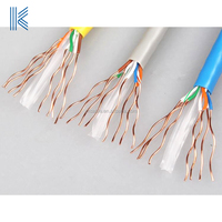 Cobre Categoría 6e Cable Ethernet Caja de cartón Cat 8 Cable Ethernet Rs 485 Cable Soporte puro de alta calidad Sin blindaje 2 pares Cat8