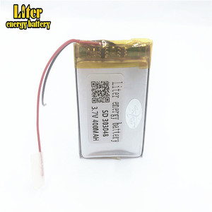 3,7 V 303048 400 mah Li-ion battery rechargeable lithium polymer battery - Product Image 3
