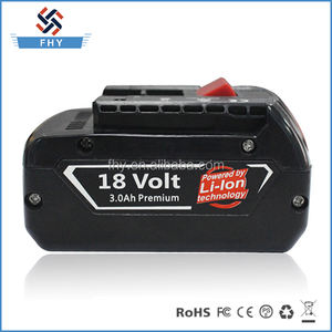 Для Bosch 18 В <span class=keywords><strong>3</strong></span>.0Ah LI-ION Аккумулятор Электроинструмент - Product Image 1
