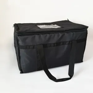 Professional Water Resistant Hot/Cold Thermal Carrier Insulated Commercial Food Delivery Bag food delivery cooler bag