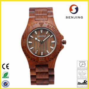 2017 <span class=keywords><strong>el</strong></span> más nuevo diseño con estilo de madera <span class=keywords><strong>del</strong></span> reloj natural logotipo personalizado madera reloj para hombres y mujeres - Product Image 4