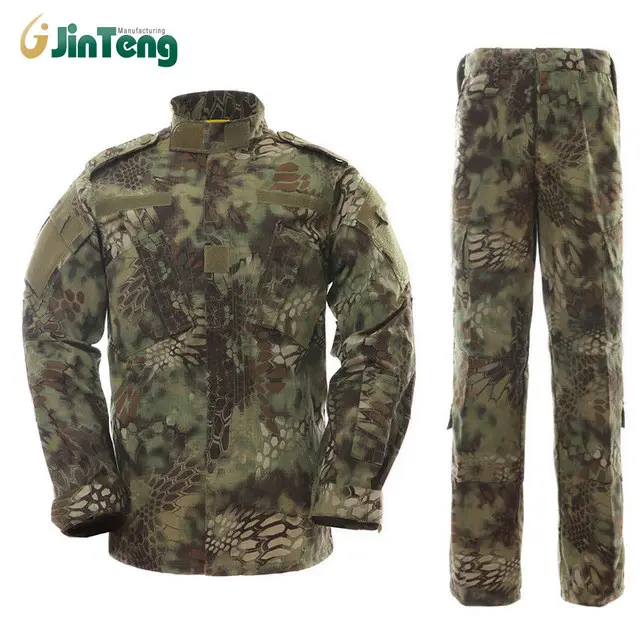 US Military Camouflage Set Plus Size uomini Uniformi Militari Mountain Python Colore