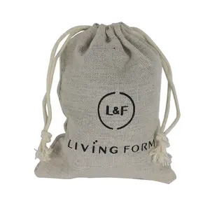 Promotional Cotton Drawstring Small Recycle Packaging Bag