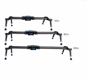 Venta caliente 80 cm 120 cm 100 cm cámara DSLR Cámara deslizante de peso ligero mini dolly deslizable