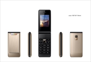 Bán Chạy Điện Thoại Nắp Gập Điện Thoại Di Động Trung Quốc Hai SIM 1.77 Inch Chất Lượng Cao - Product Image 2