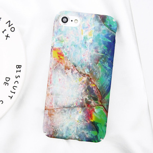Moda piedra de mármol del gradiente fino caso duro del teléfono de la PC para el iPhone x 8 8 más 7 7 más 6 6 s <span class=keywords><strong>se</strong></span> - Product Image 6