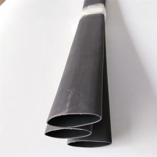Black adhesive Crosslinked Polyolefin Black Heat Shrink Tubing 2 :1 Dual Wall