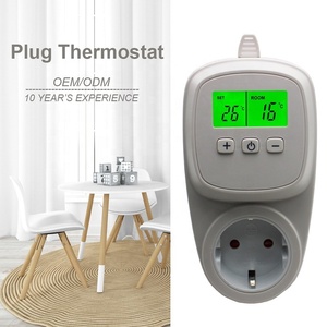 Prise thermostatique 16A pour pièce, <span class=keywords><strong>thermostat</strong></span> numérique électrique à <span class=keywords><strong>brancher</strong></span> dans la prise murale - Product Image 2