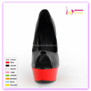 Rojo <span class=keywords><strong>de</strong></span> los <span class=keywords><strong>altos</strong></span> talones mujeres imágenes <span class=keywords><strong>de</strong></span> zapatos <span class=keywords><strong>de</strong></span> tacón alto damas zapatos <span class=keywords><strong>de</strong></span> vestir maquillaje en alibaba china - Product Image 3