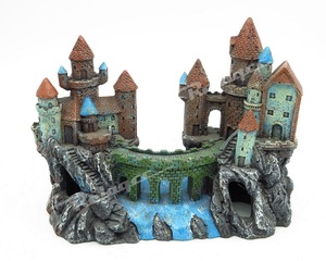 Decoraciones <span class=keywords><strong>de</strong></span> Resina para Acuarios con Forma <span class=keywords><strong>de</strong></span> <span class=keywords><strong>Castillo</strong></span> Grande, Adorno para Peceras, <span class=keywords><strong>Cuevas</strong></span> Acuáticas, Escondite - Product Image 3