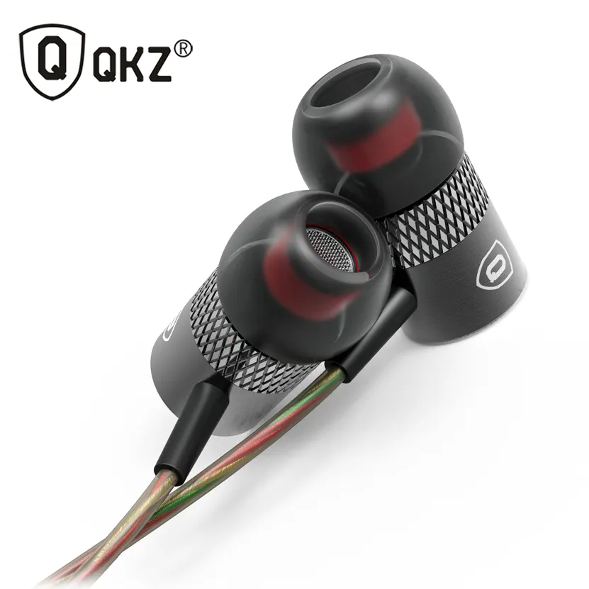 卸売ミニヘビーベースヘッドセットQKZX3ノイズキャンセリング耳カスタマイズロゴイヤホン