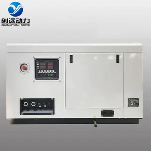 Water Cooling AC Single Phase 4 Stroke Yuchai Emergency Power Diesel Engine Marine Silent Generator Soundproof Cabin