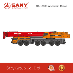 סאני SAC3000 300 טון כל שטח משאית רכוב מנוף למכירה מלא-להאריך בום 80 M - Product Image 3