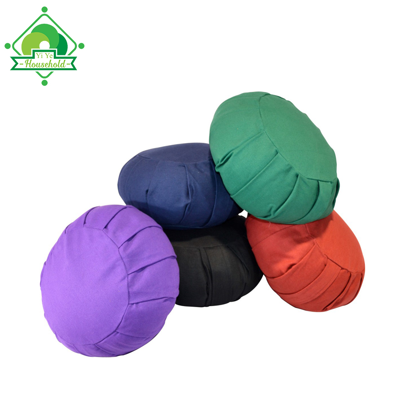 Буддийской медитации подушка гречневая, Zafu гречка Забутон, гречневой заполнены Йога медитация подушки