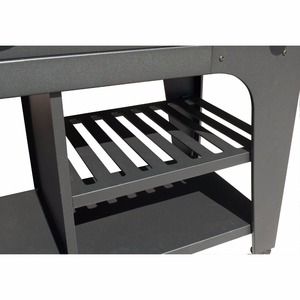 Wholesale Custom Trolley Movable Commricial <strong>Charcoal</strong> <strong>and</strong> <strong>Gas</strong> <strong>BBQ</strong> Barbecue Combo Grill for Wholesale Cast Iron Trolley Cart - Product Image 4