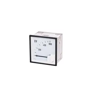 KLY-T72V 72*72mm AC12kV 11/0.1kV voltmeter panel meter 0 to 600v analog voltage meter with rectifier