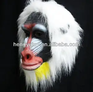 met de hand gemaakt fantastische baviaan hoofd masker Venetian Masquerade kostuum carnaval