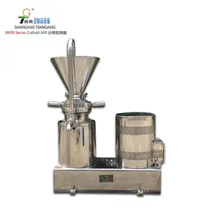 Industrial colloid mill for peanut butter making and other food processing