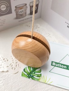 Yo-Yo de Madera de Color Natural para Regalos de <span class=keywords><strong>Año</strong></span> <span class=keywords><strong>Nuevo</strong></span> y Navidad - Product Image 5