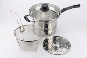 Nuovo in acciaio inox da cucina a vapore di spaghetti zuppa di pentola - Product Image 3