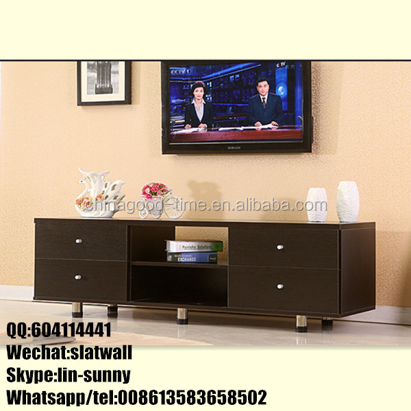 Modern wooden TV stands with 4 drawers