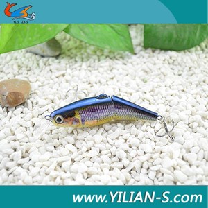 4 pulgadas 2 sección pesca articulado señuelos señuelo manivela Bait curricán hacer frente a los ganchos - Product Image 1