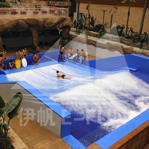 <span class=keywords><strong>FlowRider</strong></span>-tobogán de agua de fibra de vidrio azul, para surf grande, parque acuático, entretenimiento - Product Image 3