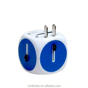 Parede de Viagem Universal Power Adapter Com EUA/AU/UK/EU Tomada