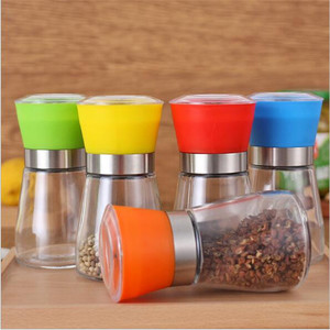 Molino de Especias y Condimento de Pimienta al por Mayor, Botella de Vidrio para Condimento de Cocina, Molinillo de Plástico de 180 ml - Product Image 3