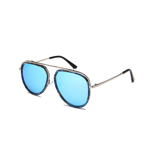 Gafas de Sol EUGENIA Económicas, Diseño Aviador, Lentes de Espejo, <span class=keywords><strong>Color</strong></span> Rosa, Montura Mixta de Metal, Estilo Piloto - Product Image 4